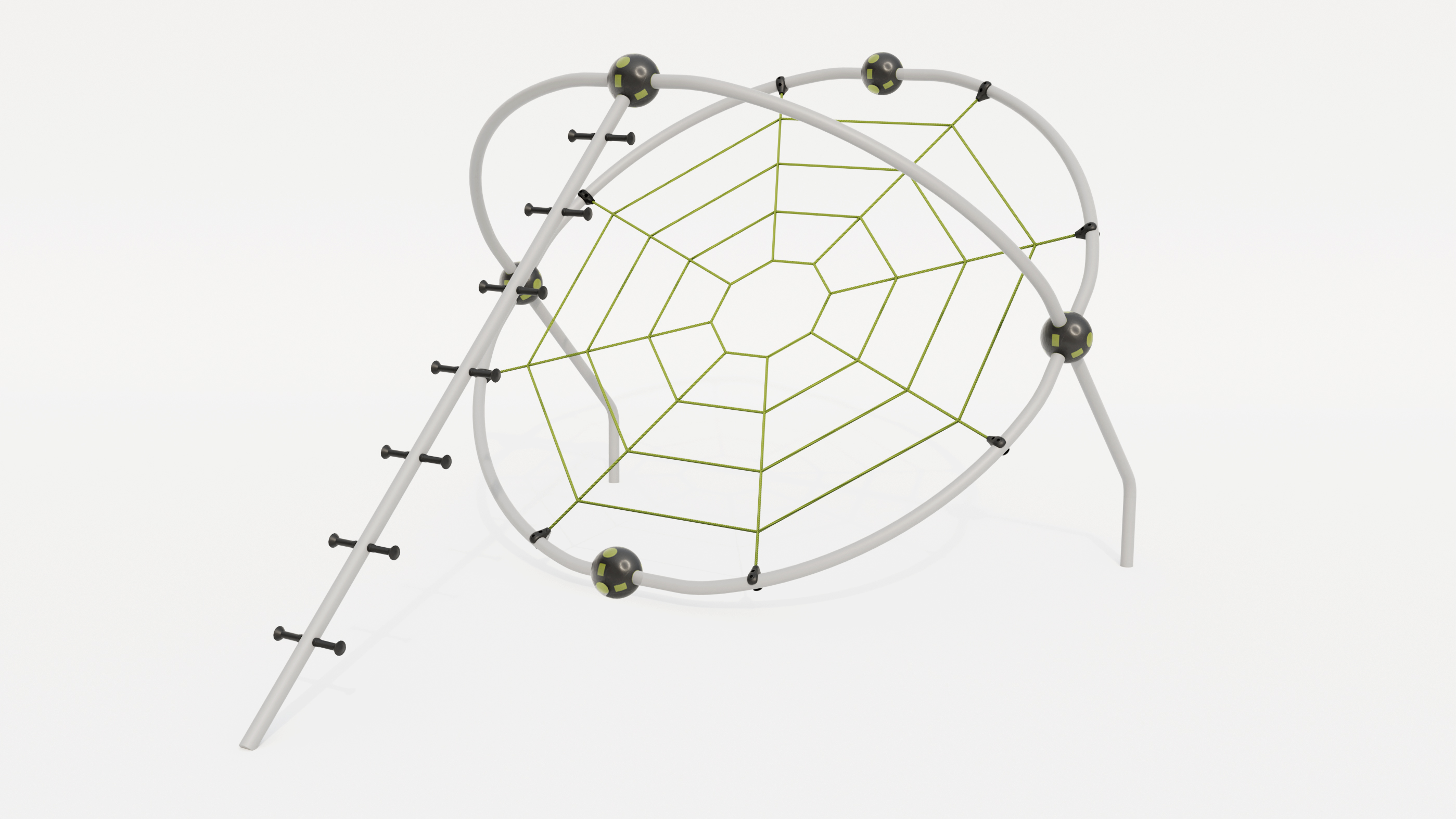 Spider climbing frame