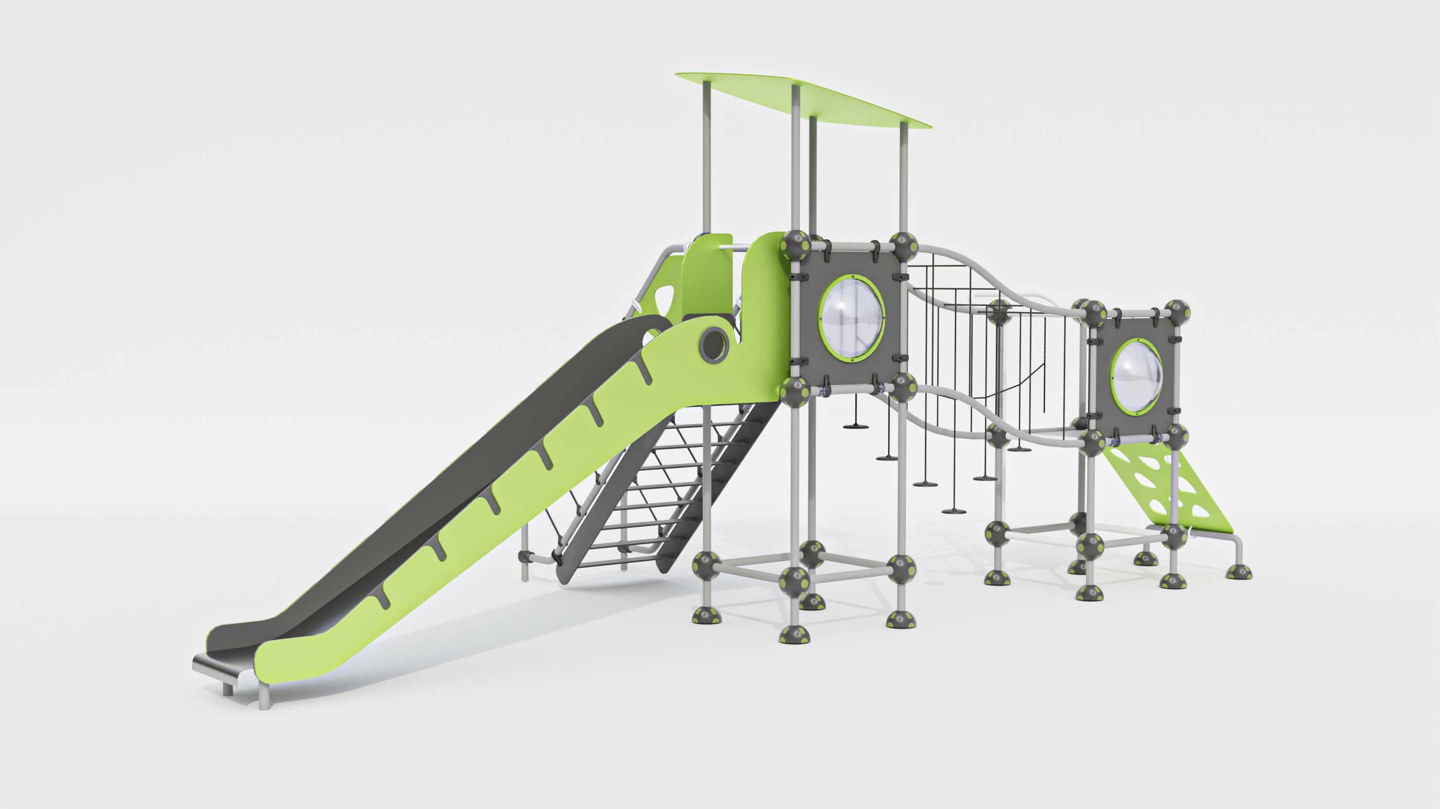 Canopy tower play structure