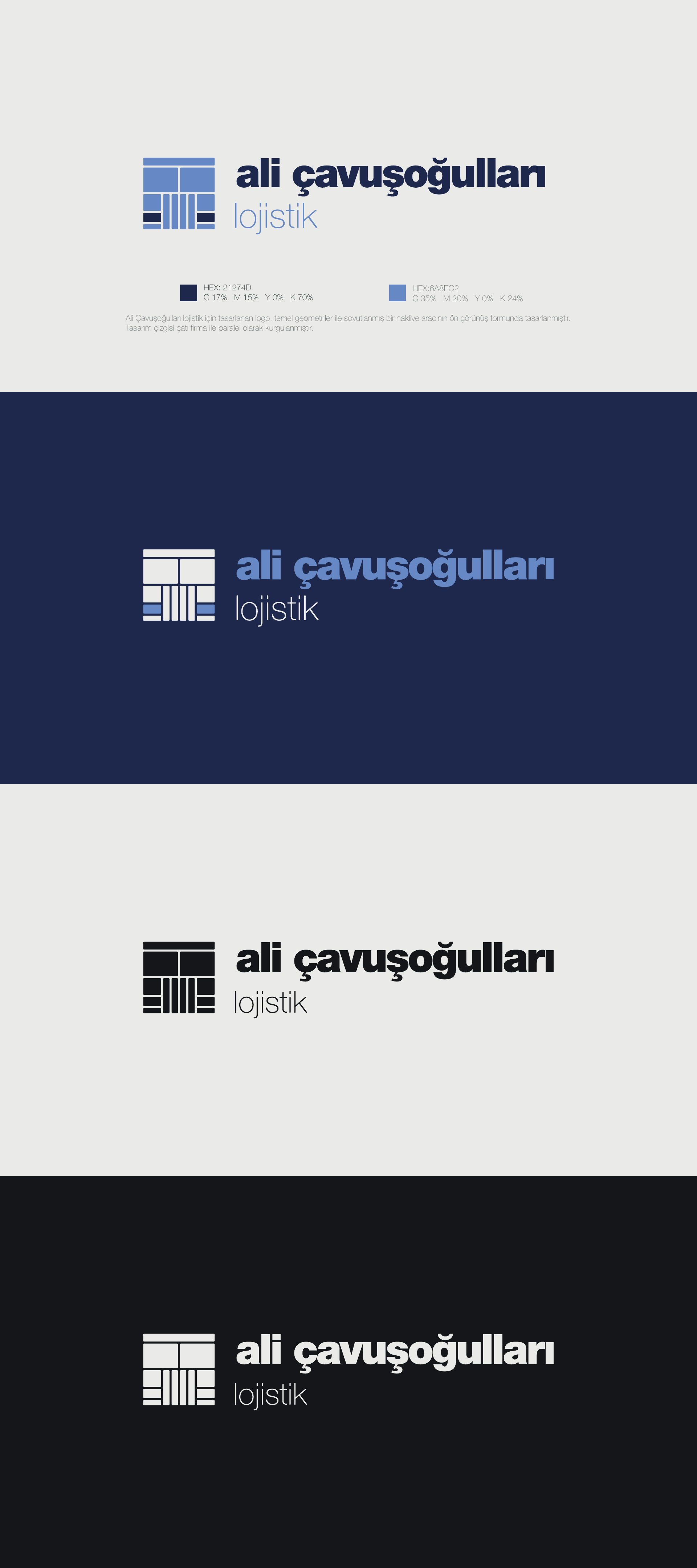 Ali Çavuşoğulları Lojistik logo study sheet