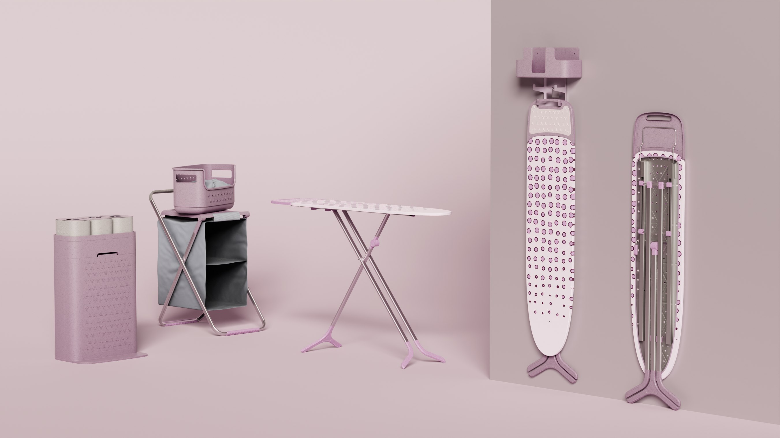Folded laundry system