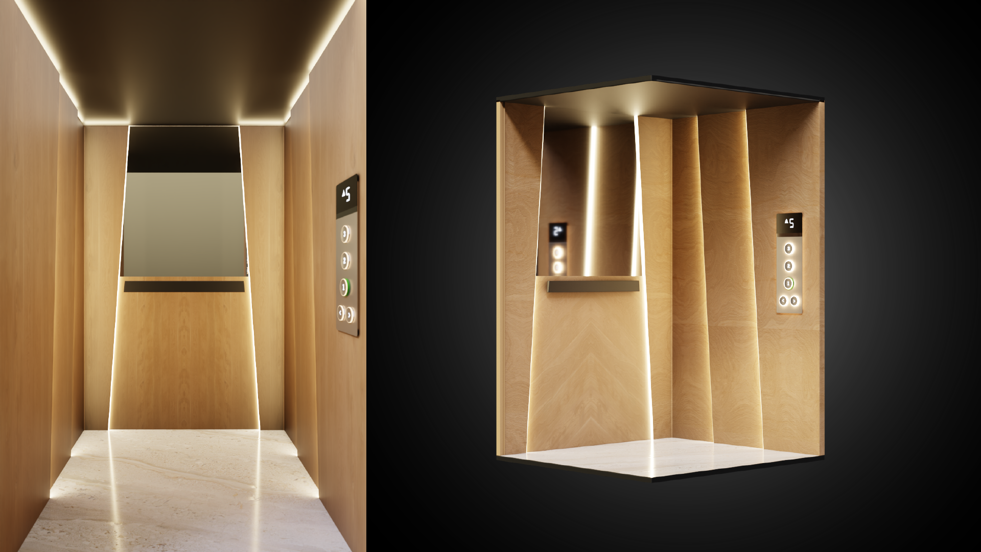 Step elevator concept render