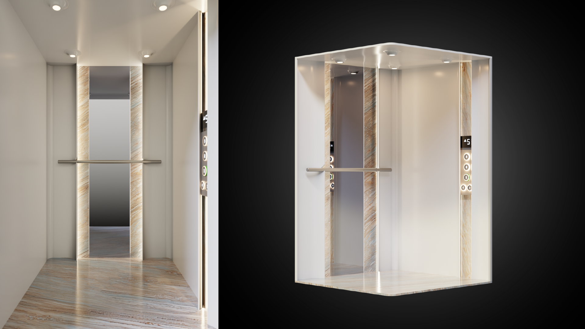 Wave elevator concept render